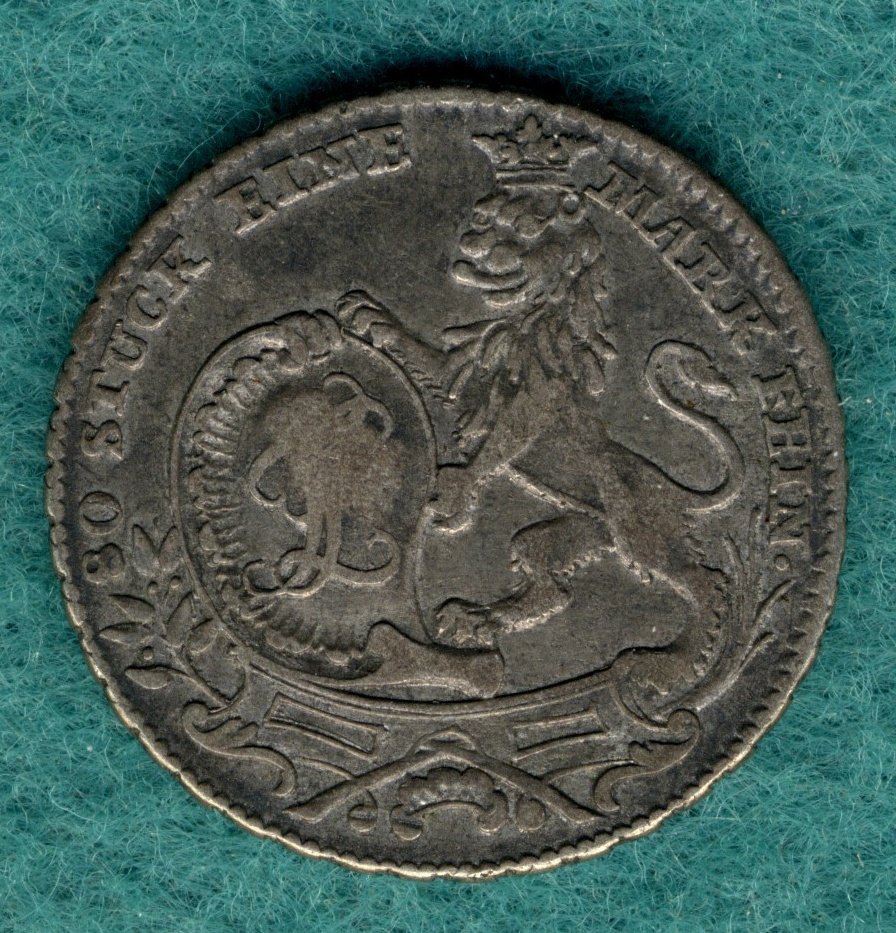  Hessen-Kassel - Friedrich II. - 1/6 Reichsthaler 1766   
