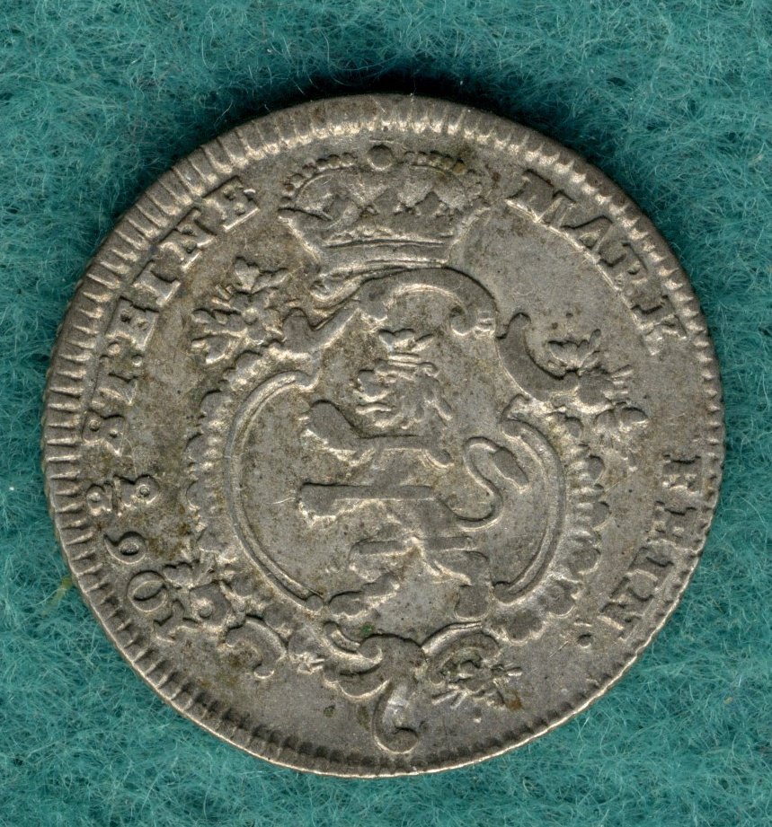  Hessen-Kassel - Friedrich II. - 1/8 Reichsthaler 1767   