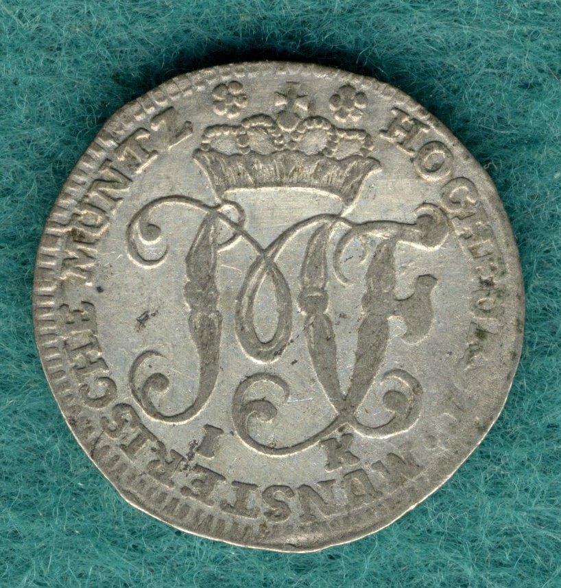  Münster - Maximilian Friedrich - 1/12 Reichsthaler 1764   