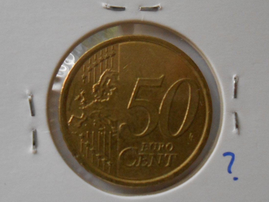  40. Vatikan Kursmünze, 50 Euro Cents 2010 – Papst  Benedictus XVI. (2005-2013)   