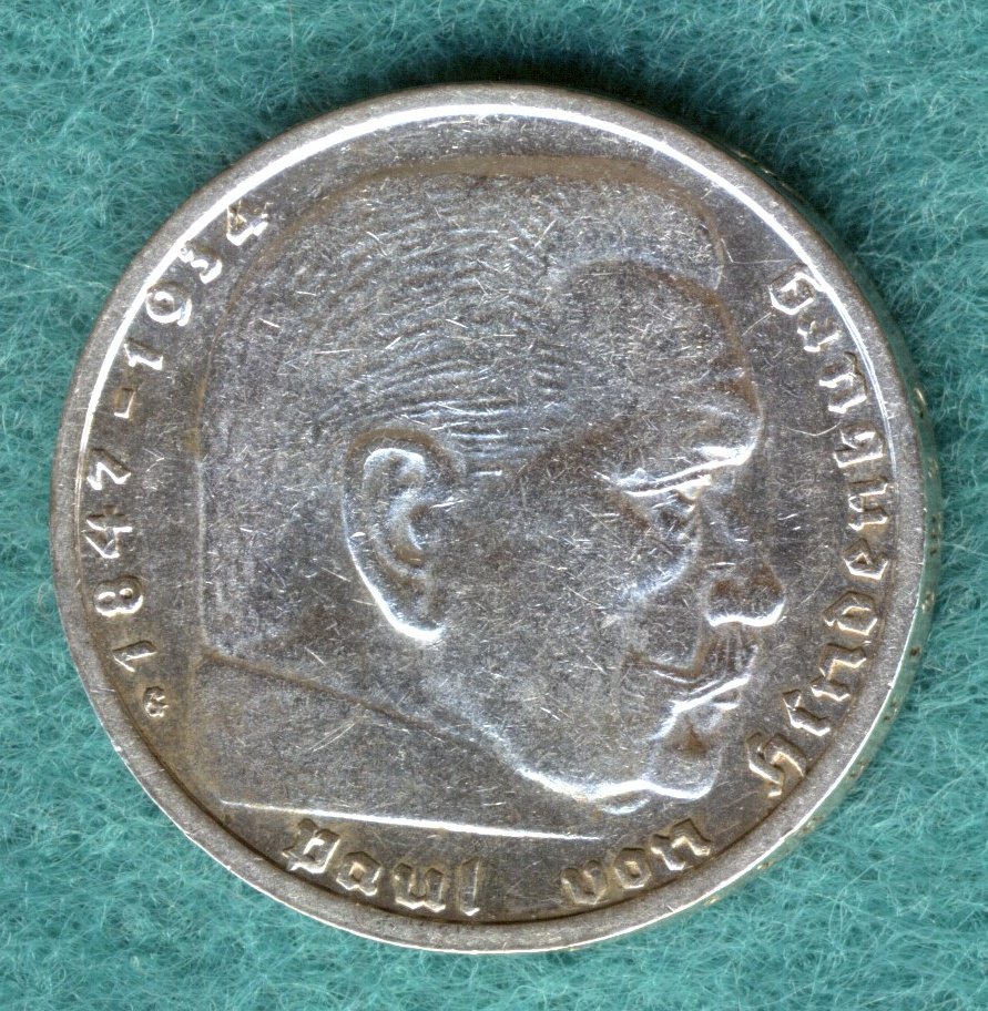  J.366 Drittes Reich - 2 Reichsmark 1936 G   
