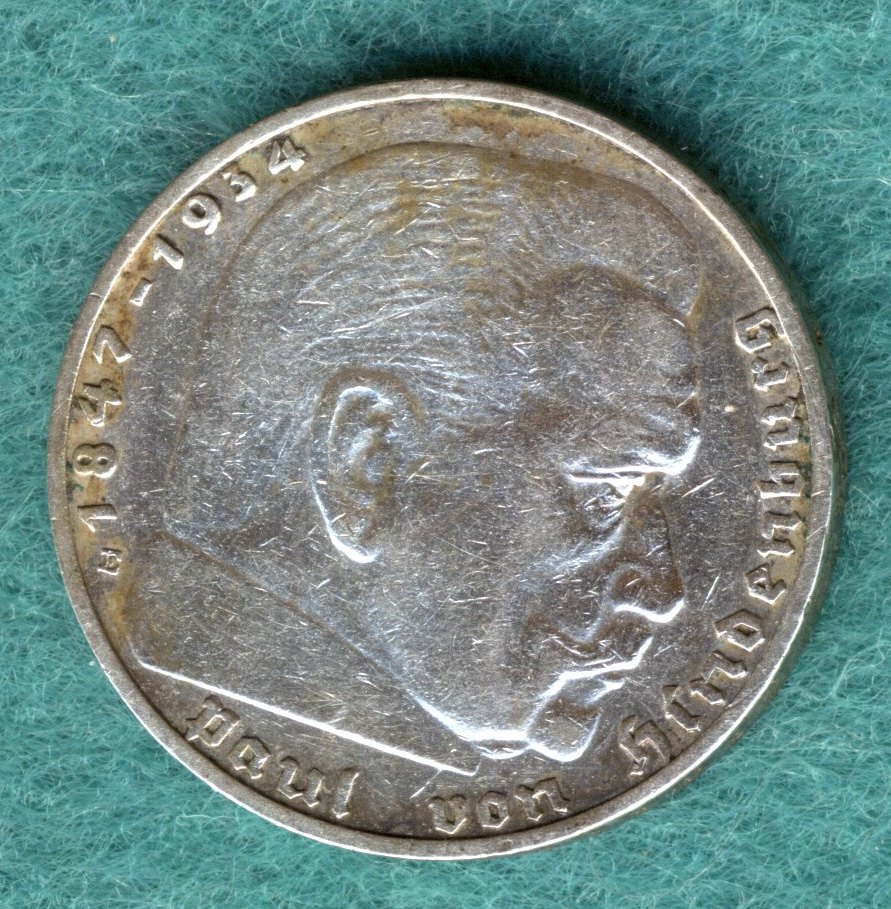  J.366 Drittes Reich - 2 Reichsmark 1936 E   
