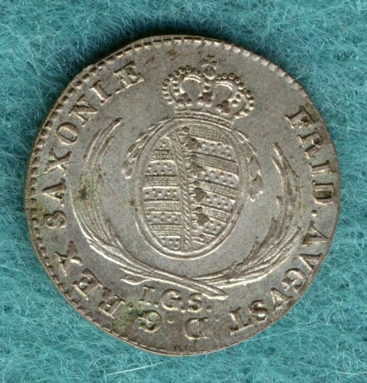  Sachsen - Friedrich August - 1/24 Thaler 1817 - vz   