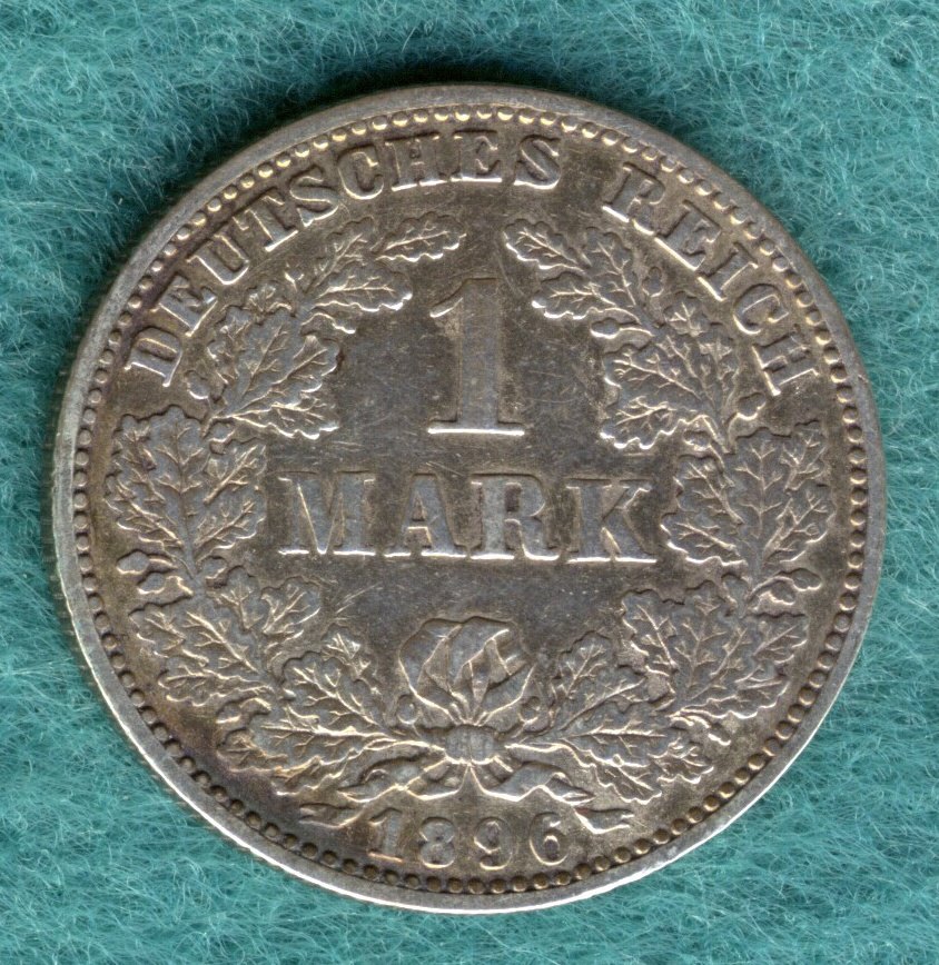  J.17 Kaiserreich - 1 Mark 1896 E   