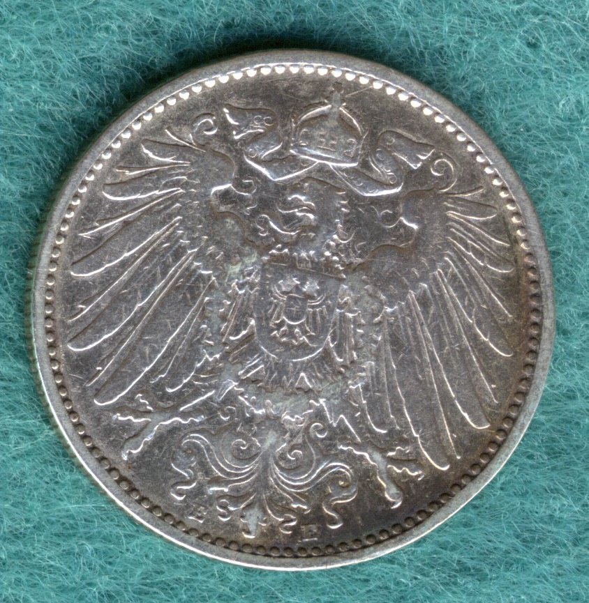  J.17 Kaiserreich - 1 Mark 1896 E   