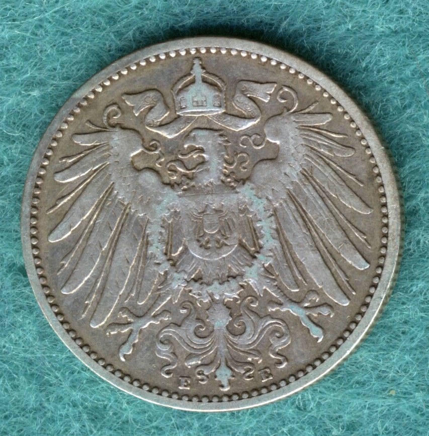  J.17 Kaiserreich - 1 Mark 1893 E   