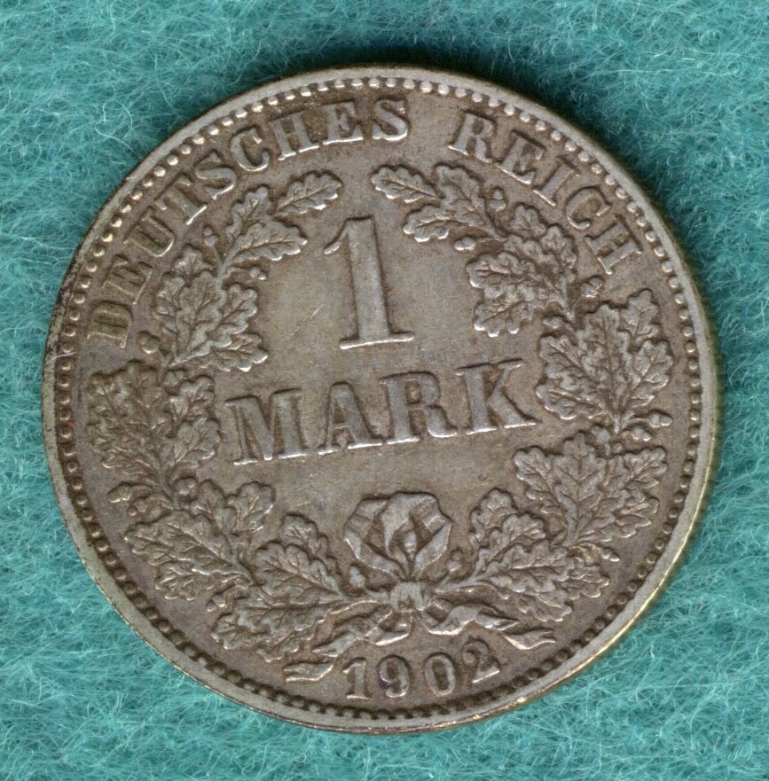  J.17 Kaiserreich - 1 Mark 1902 G   