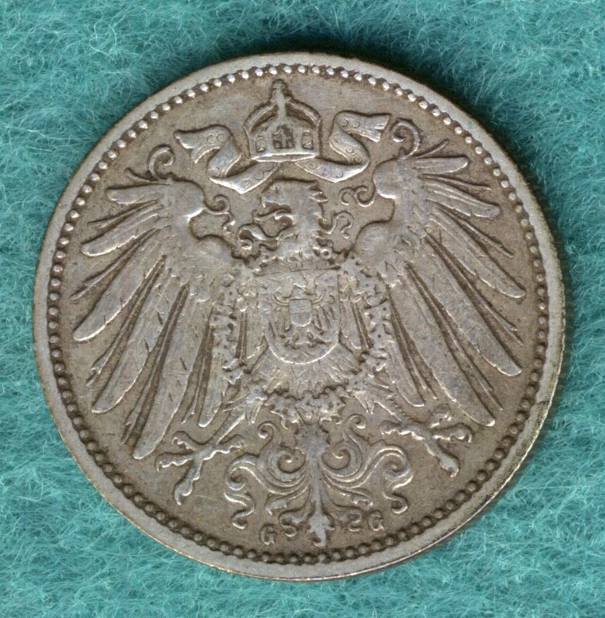  J.17 Kaiserreich - 1 Mark 1902 G   
