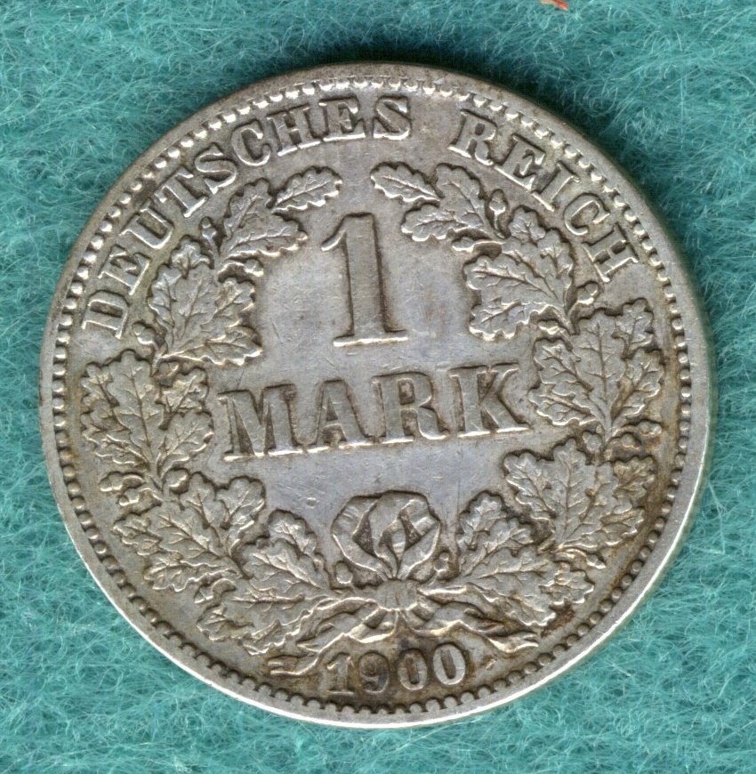  J.17 Kaiserreich - 1 Mark 1900 G   