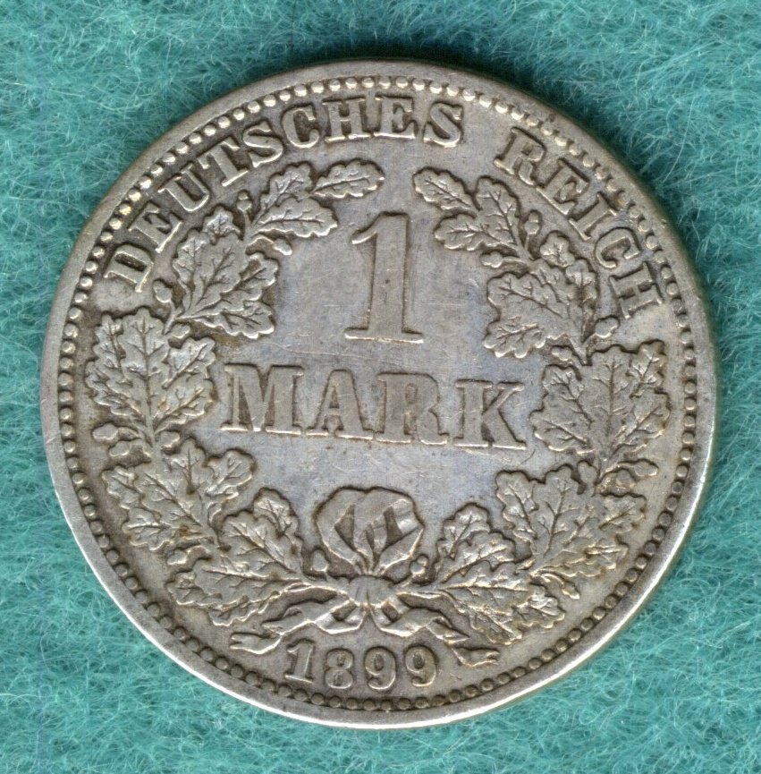  J.17 Kaiserreich - 1 Mark 1899 G   