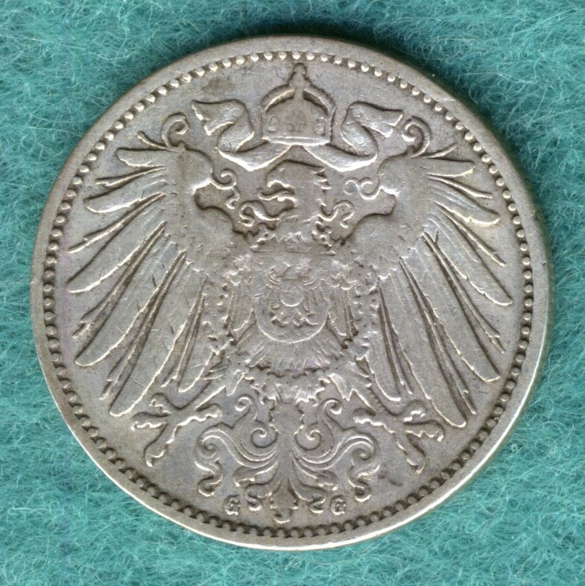  J.17 Kaiserreich - 1 Mark 1899 G   