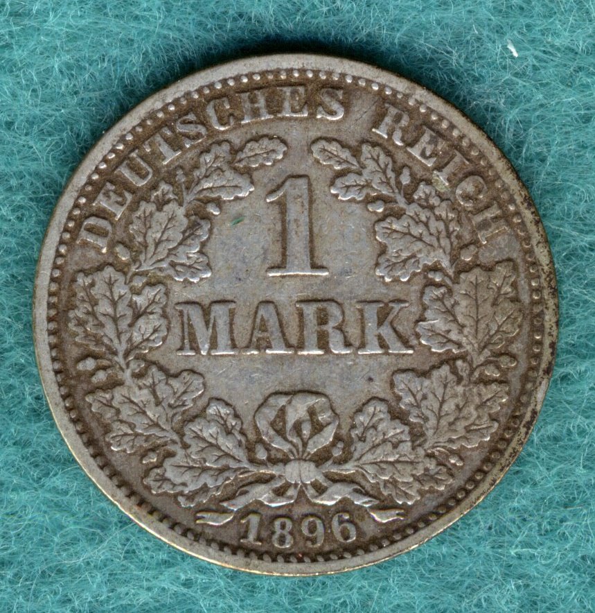  J.17 Kaiserreich - 1 Mark 1896 G   