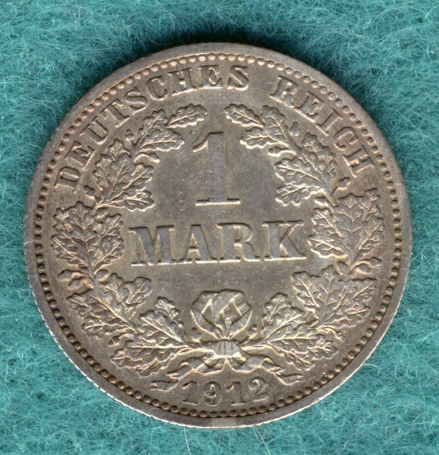  J.17 Kaiserreich - 1 Mark 1912 J   