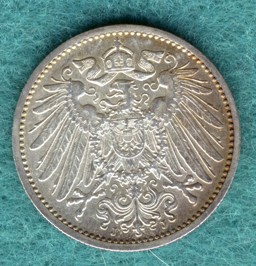  J.17 Kaiserreich - 1 Mark 1912 J   