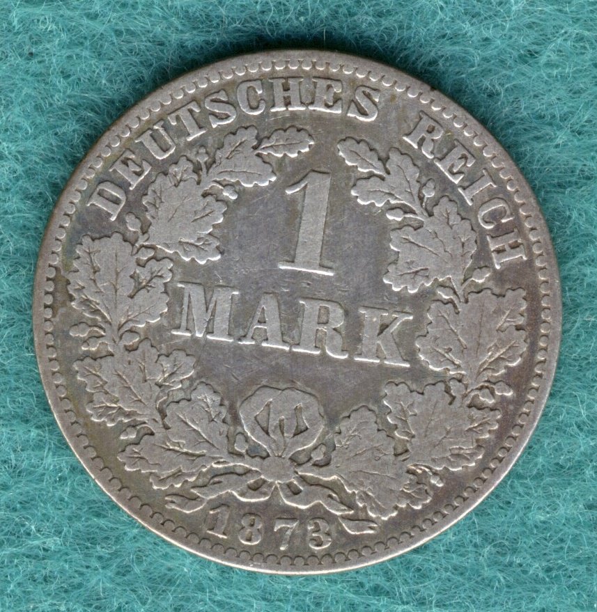  J.9 Kaiserreich - 1 Mark 1873 F   