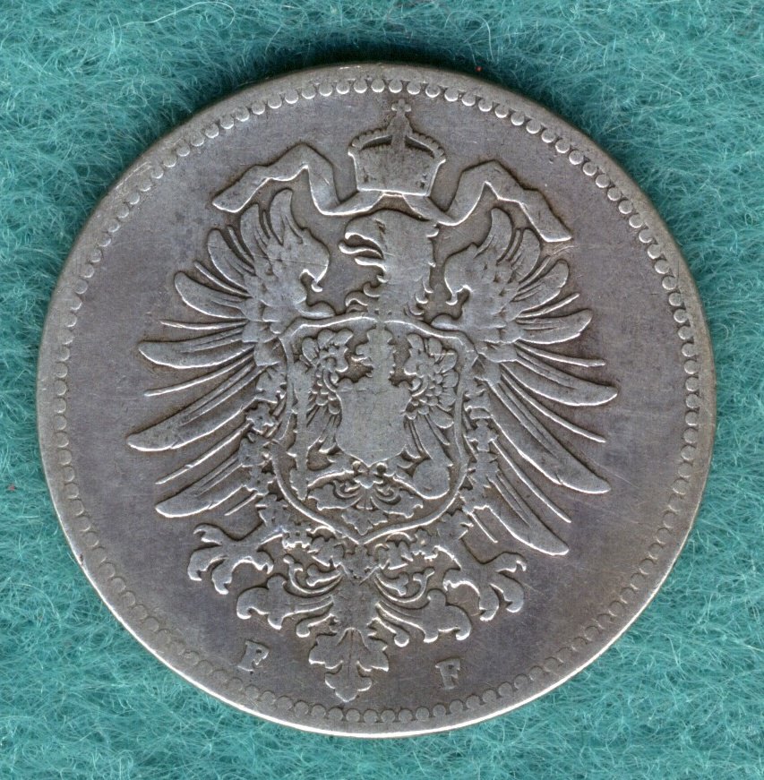  J.9 Kaiserreich - 1 Mark 1873 F   