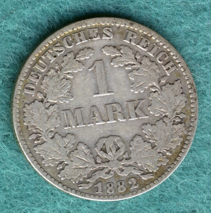  J.9 Kaiserreich - 1 Mark 1882 H - rar   