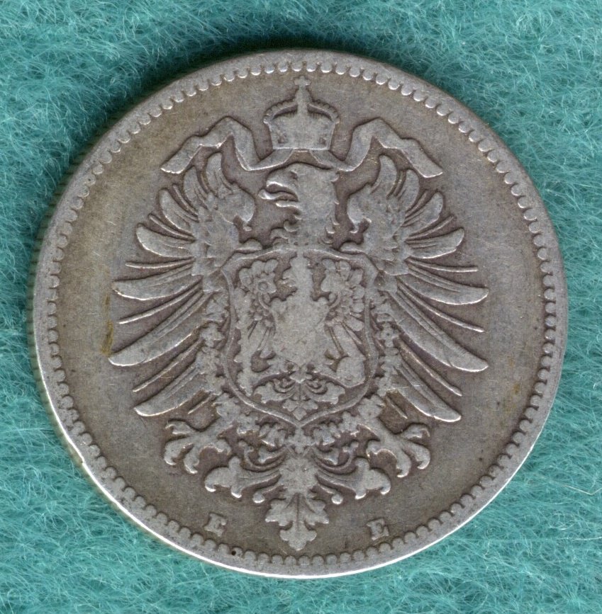  J.9 Kaiserreich - 1 Mark 1878 E   