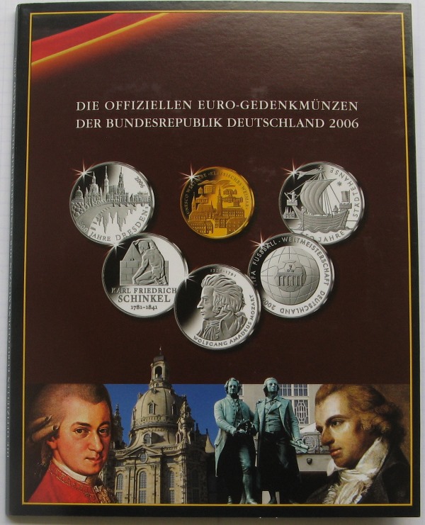  2006-Germany-coin issues-UNC-coins book-Certificates of authenticty   