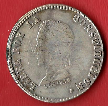  Bolivien 4 Sols 1859 Koblenzer Muenzen Studio Münzankauf Koblenz Frank Maurer AL259   