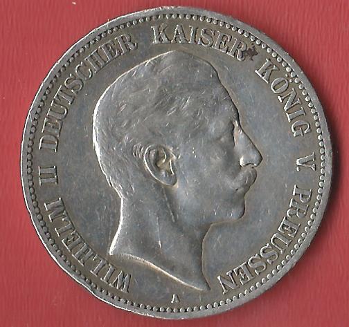  5 Mark Wilhelm 1902  Koblenzer Muenzen Studio Münzankauf Koblenz Frank Maurer AL262   