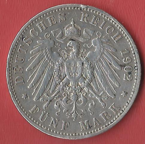  5 Mark Wilhelm 1902  Koblenzer Muenzen Studio Münzankauf Koblenz Frank Maurer AL262   