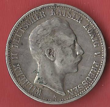  2 Mark Wilhelm 1903  Koblenzer Muenzen Studio Münzankauf Koblenz Frank Maurer AL265   