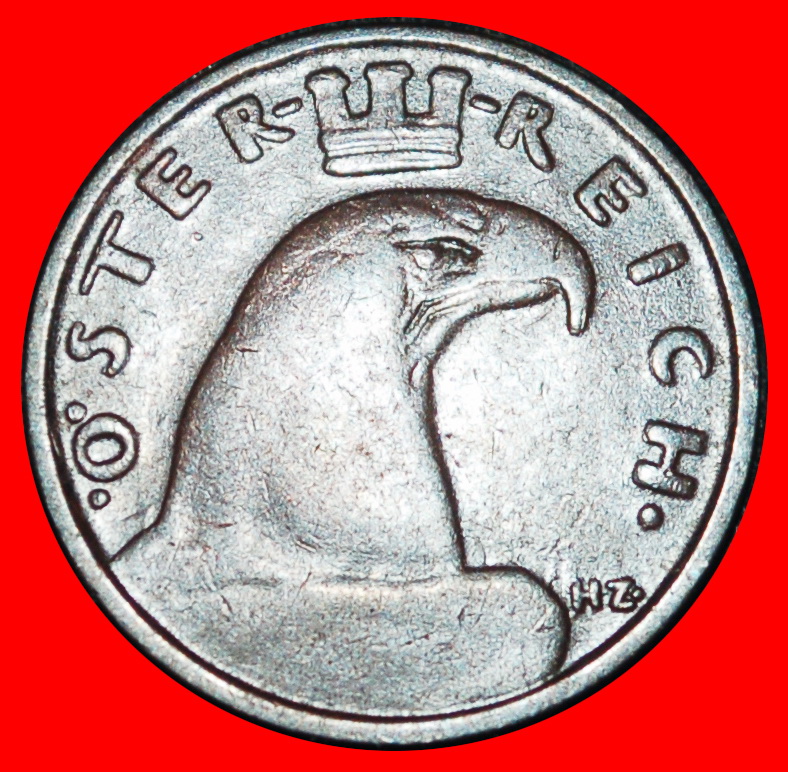  Ⰶ EAGLE (1925-1938): AUSTRIA ★ 1 HELLER 1925! LOW START ★ NO RESERVE!   