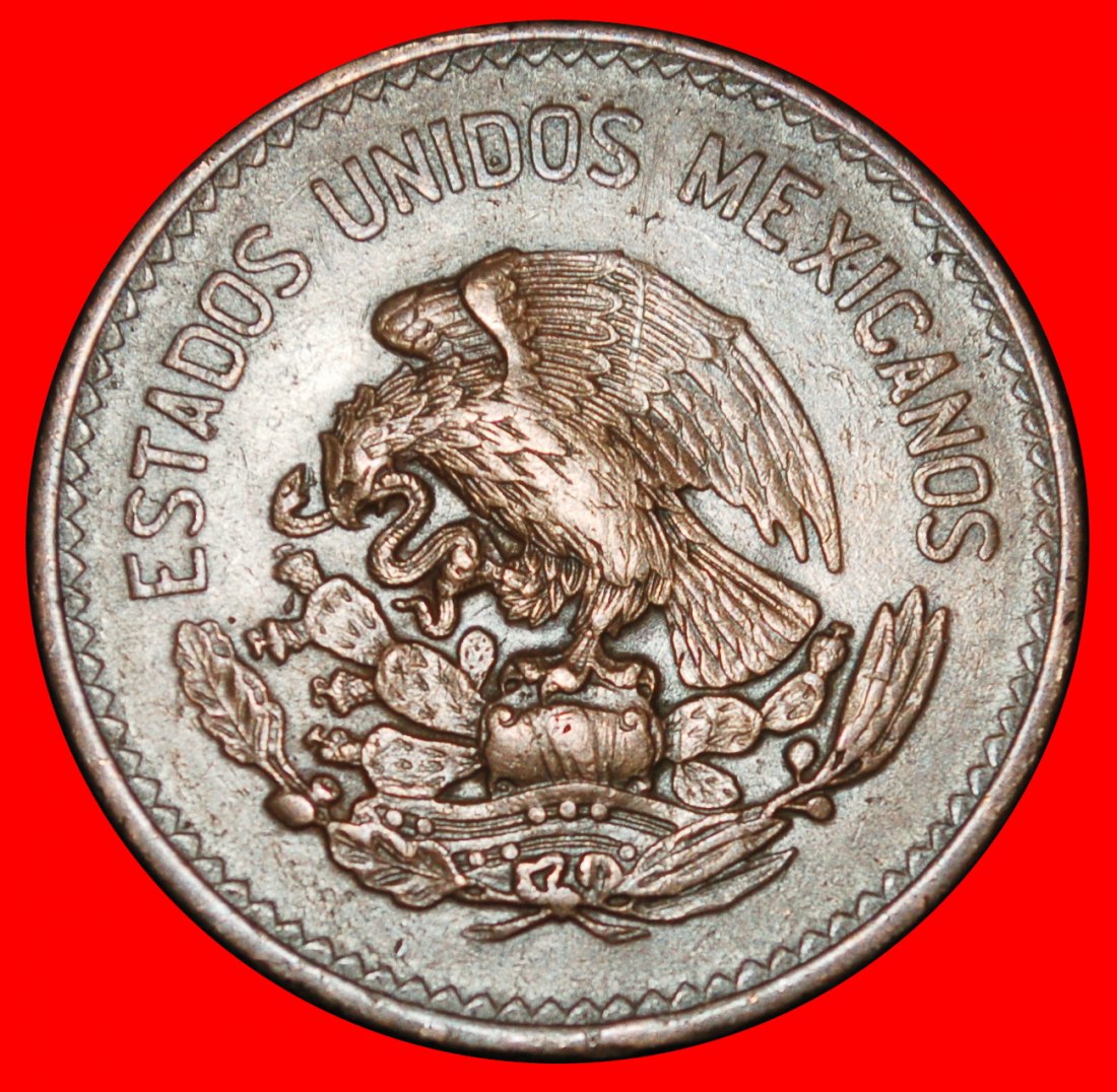  Ⰶ PYRAMID OF THE SUN (1943-1974): MEXICO ★ 20 CENTAVOS 1945 ASTRONOMY!★LOW START ★ NO RESERVE!   