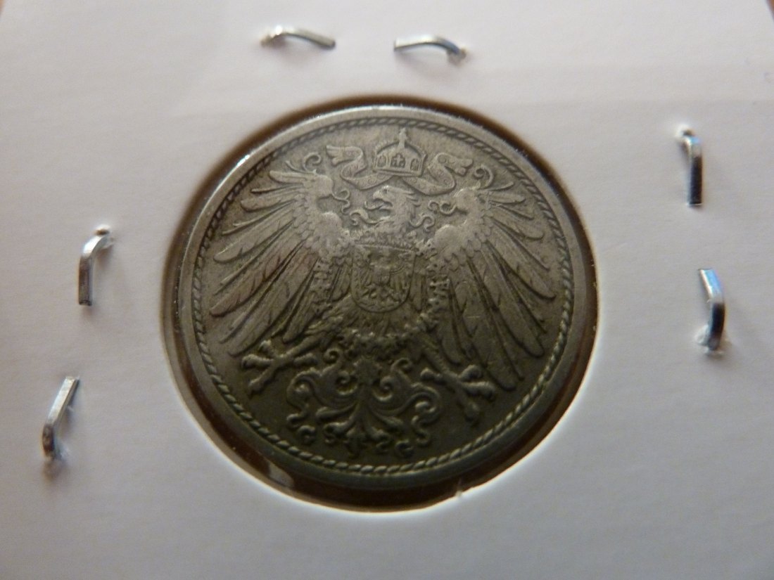 Kaiserreich 10 Pfennig 1911 -G- Jaeger 13. Vorzüglich   
