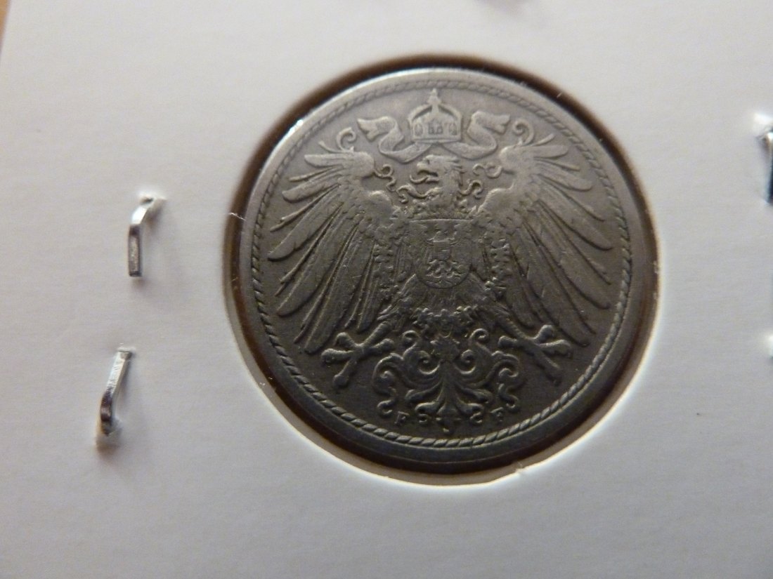  Kaiserreich 10 Pfennig 1911 -F- Jaeger 13. Vorzüglich   