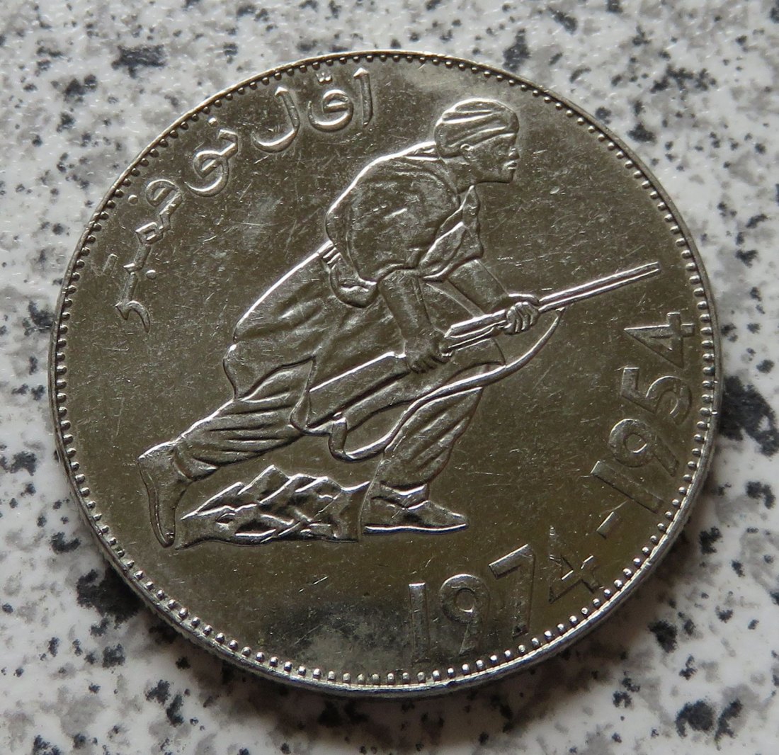  Algerien 5 Dinars 1974   