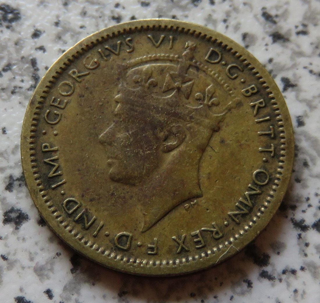  British West Afrika 6 Pence 1943   