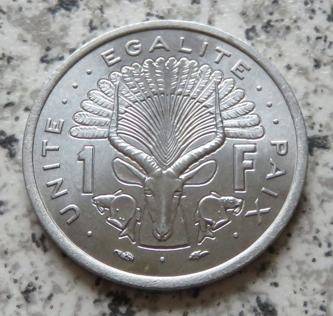 Djibouti 1 Franc 1977 / Dschibuti 1 Franc 1977   