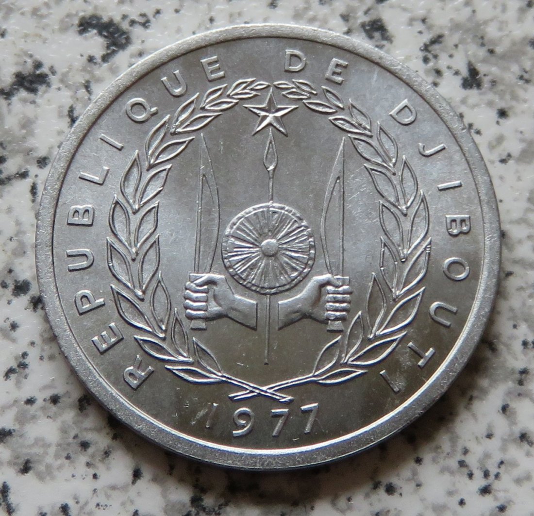  Djibouti 1 Franc 1977 / Dschibuti 1 Franc 1977   