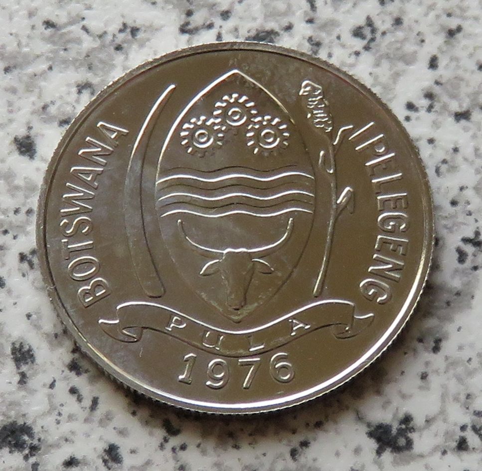  Botswana 10 Thebe 1976   