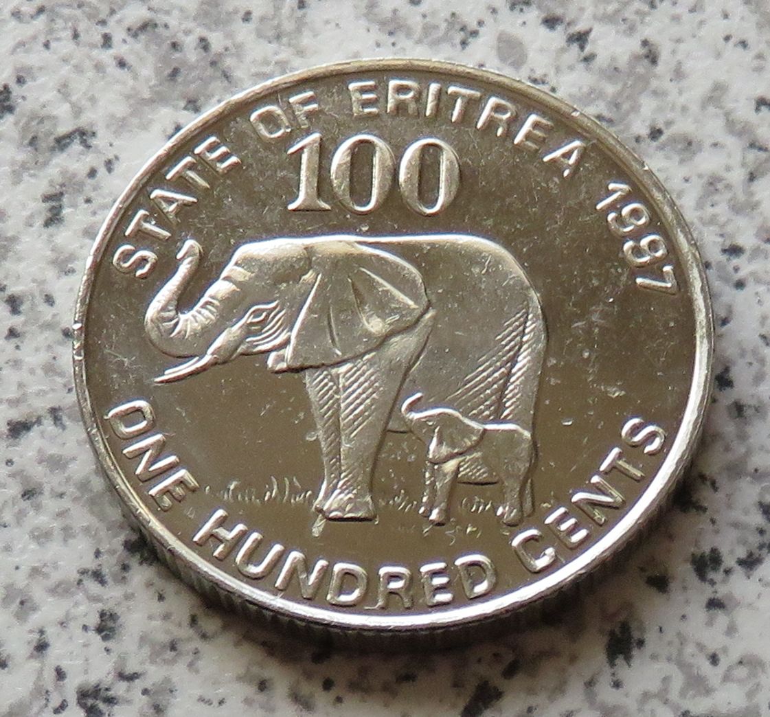  Eritrea 100 Cents 1997   