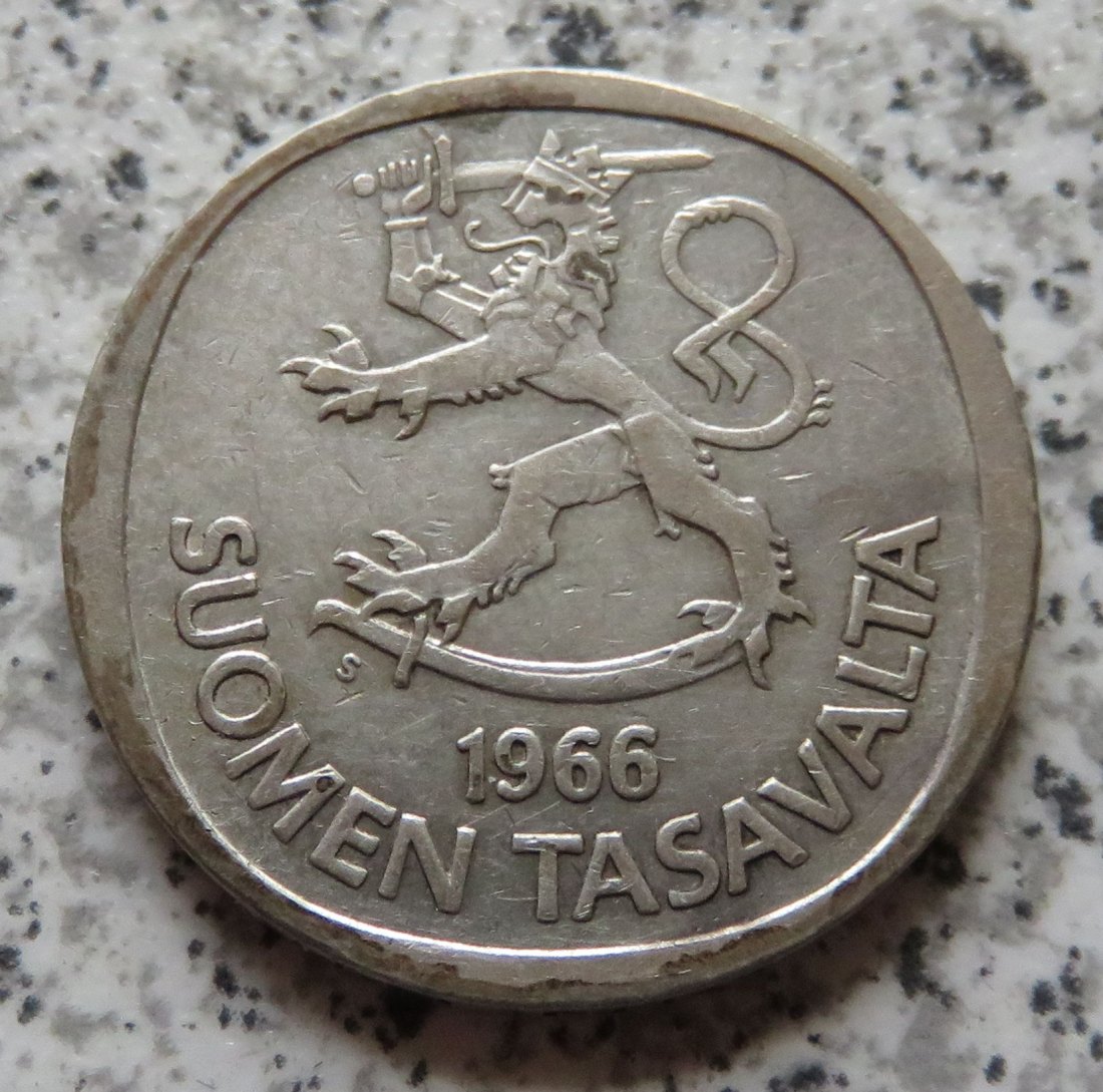  Finnland 1 Markka 1966   