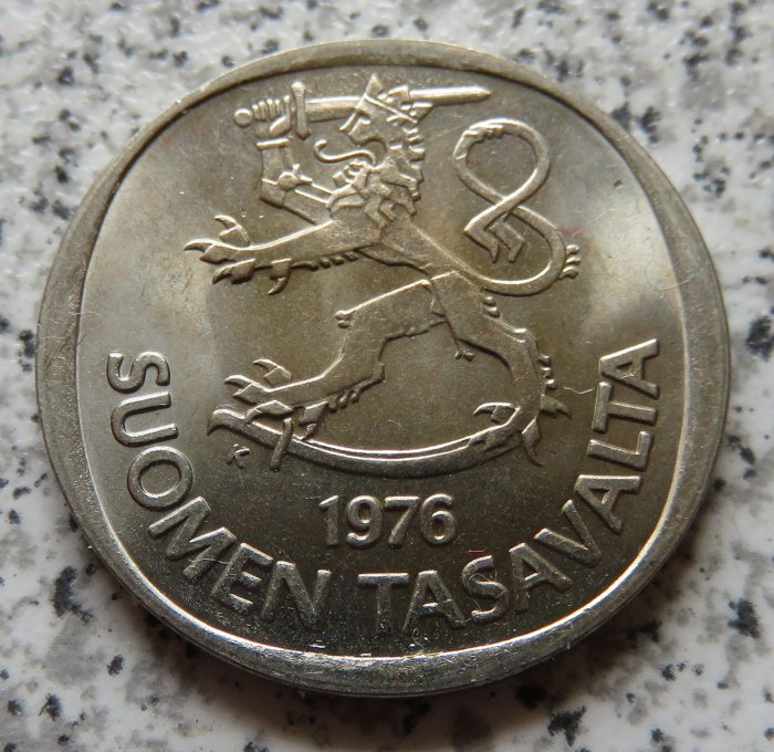  Finnland 1 Markka 1976   