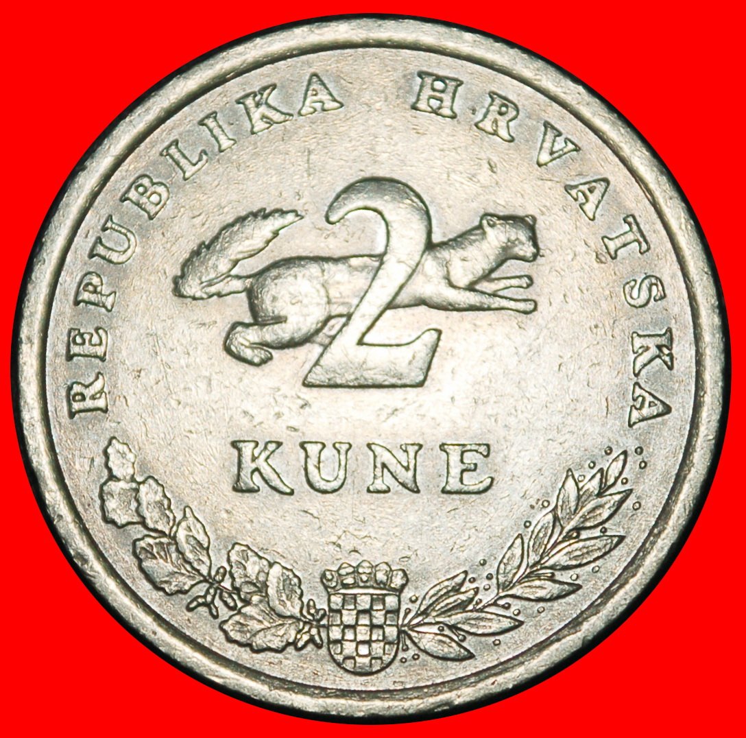  Ⰶ LATIN FISH AND MARTEN (1994-2022): YUGOSLAVIA CROATIA ★ 2 KUNAS 1996!★LOW START ★ NO RESERVE!   