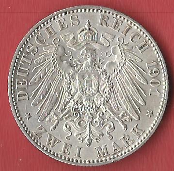  2 Mark Wilhelm 1901  Koblenzer Muenzen Studio Münzankauf Koblenz Frank Maurer AL401   