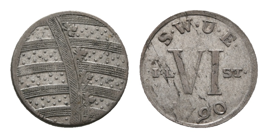  Altdeutschland; Kleinmünze 1790   