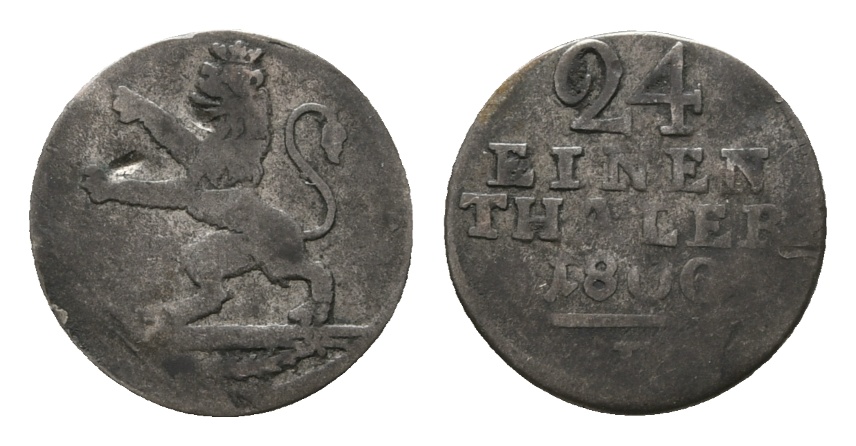  Altdeutschland; Kleinmünze 1806   