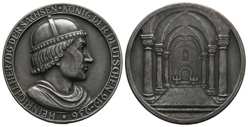  Medaille 1936; Eisen; 61,83 g; Ø 50,6 mm   