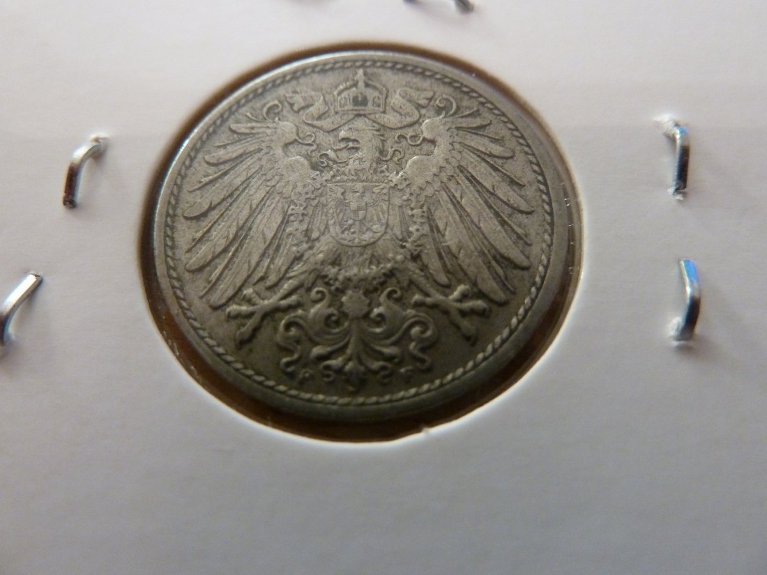  Kaiserreich 10 Pfennig 1913 -F- Jaeger 13. ss-vz   