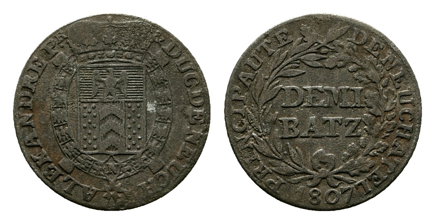  Altdeutschland; Kleinmünze 1807   