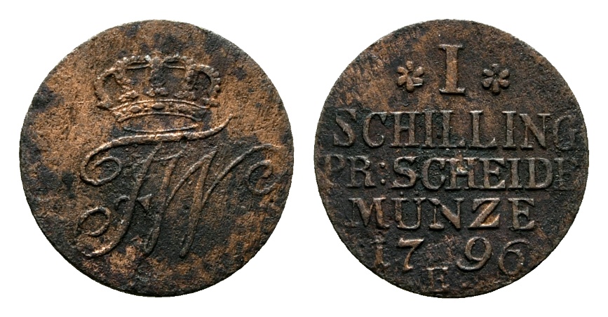  Altdeutschland; Kleinmünze 1796   