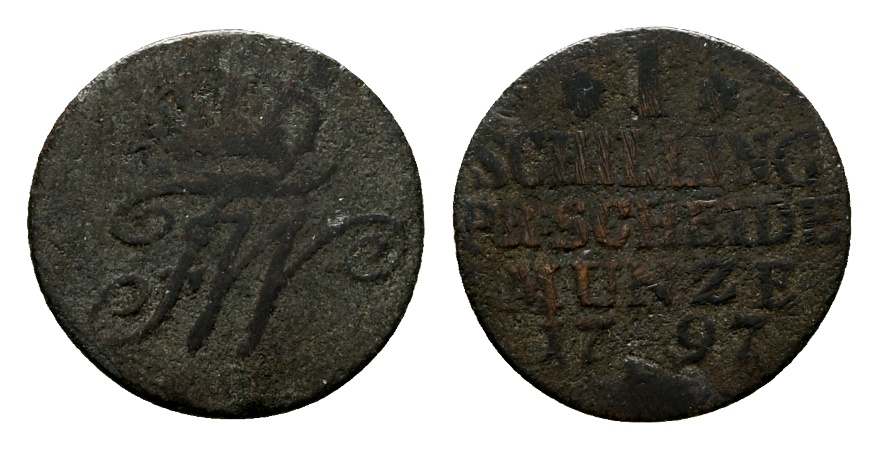  Altdeutschland; Kleinmünze 1797   