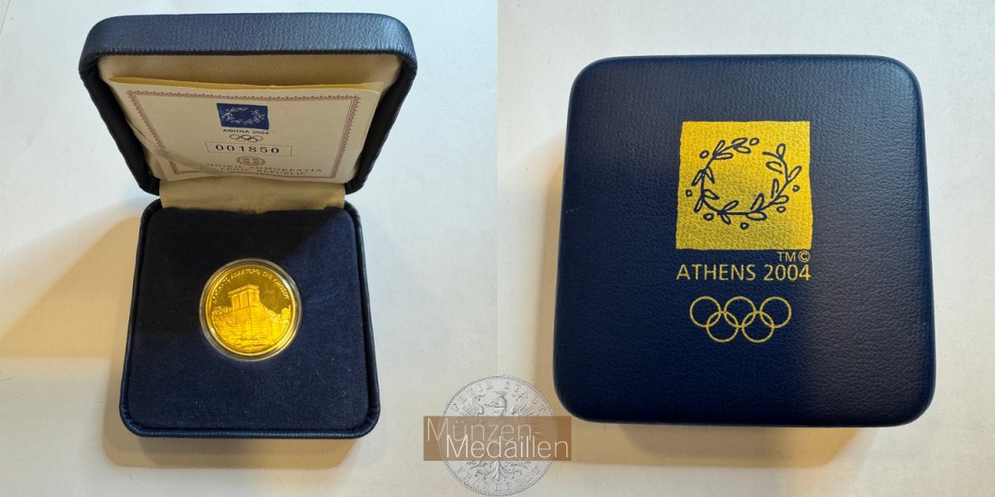  Griechenland 100 Euros (Knossos) 2004 (2003) MM-Frankfurt KM#192 Feingold: 10g   