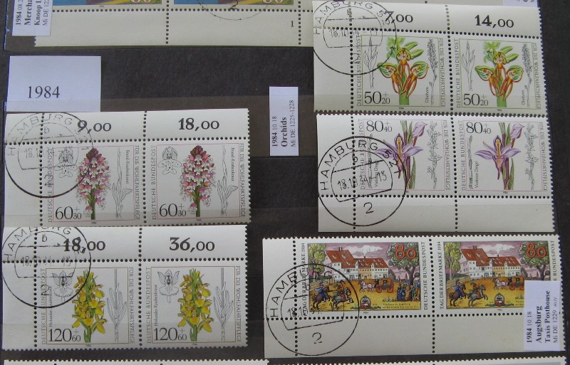  1984, Germany, Stamp Set, Mi 1221-1233, MNH (26 stamps)   